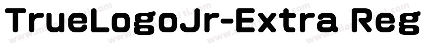 TrueLogoJr-Extra Reg字体转换